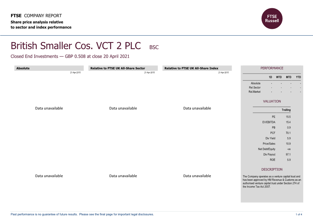 FTSE Factsheet