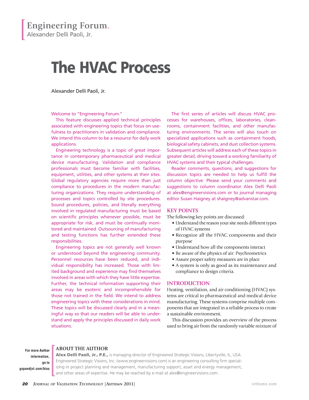 The HVAC Process