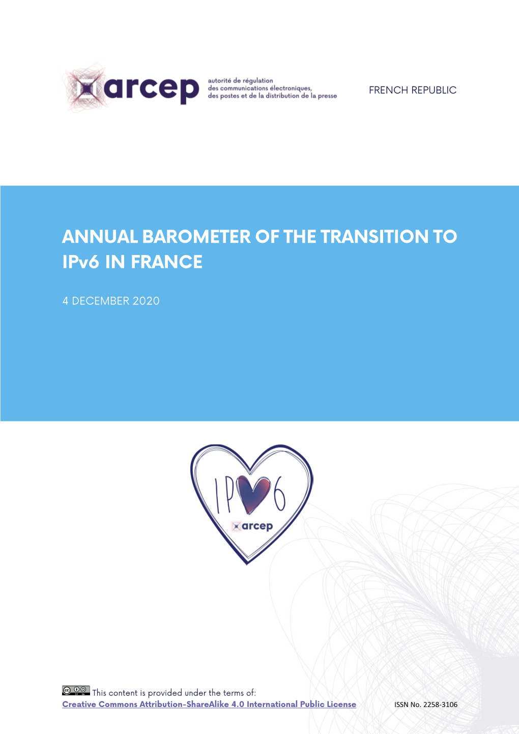 Barometer of the Transition to Ipv6 in France 2020