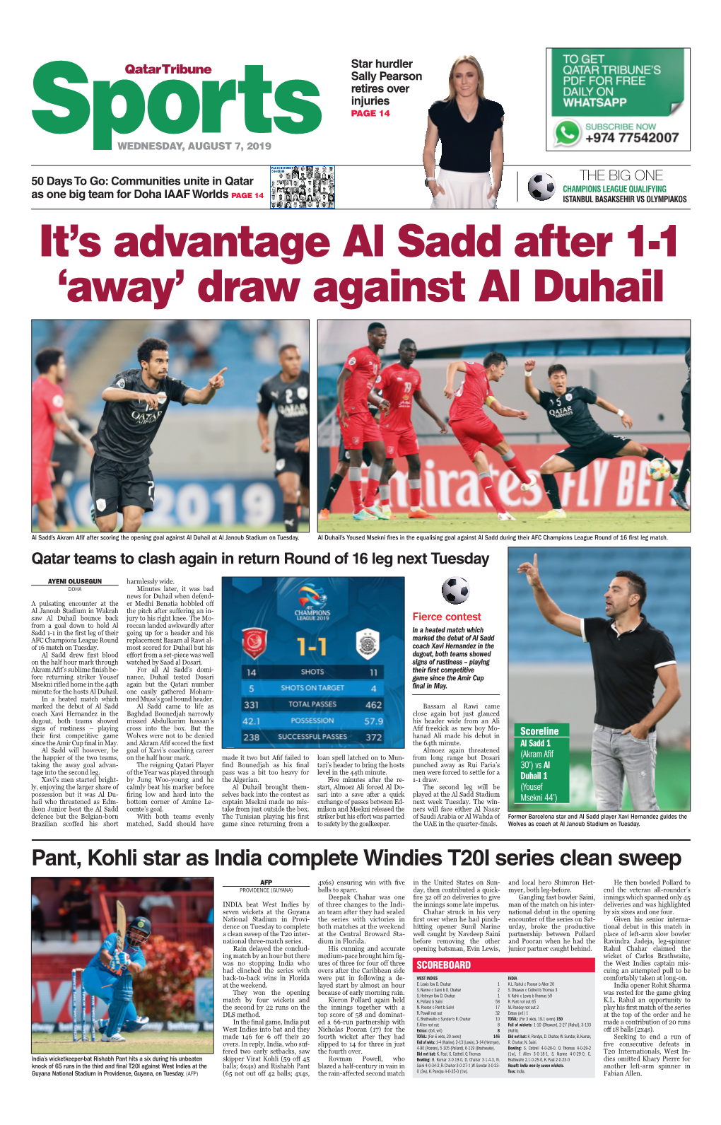 Draw Against Al Duhail