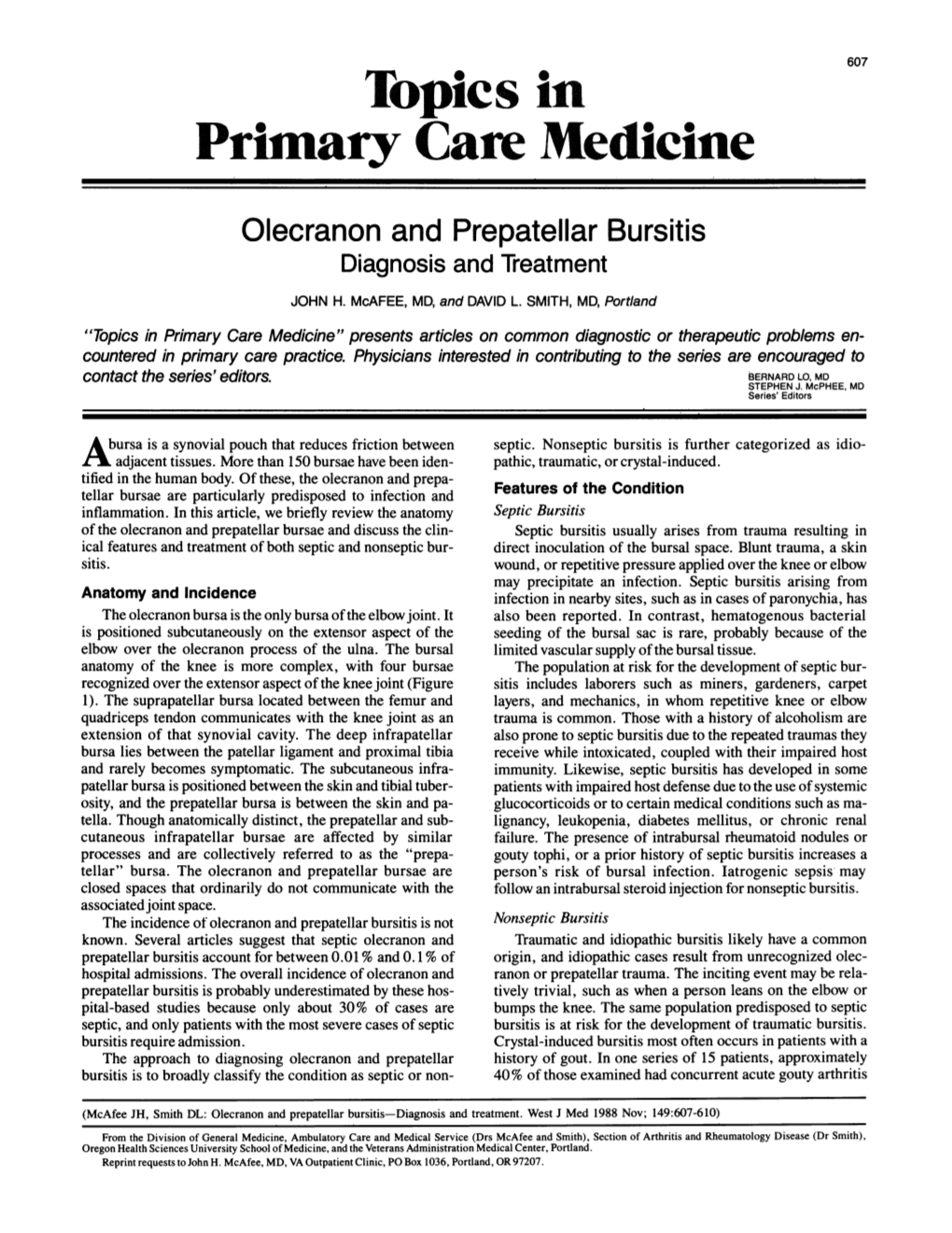 Topics in Primary Care Medicine