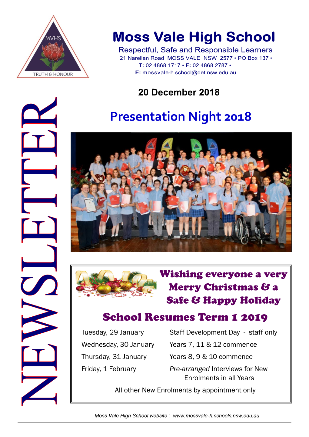 Presentation Night 2018