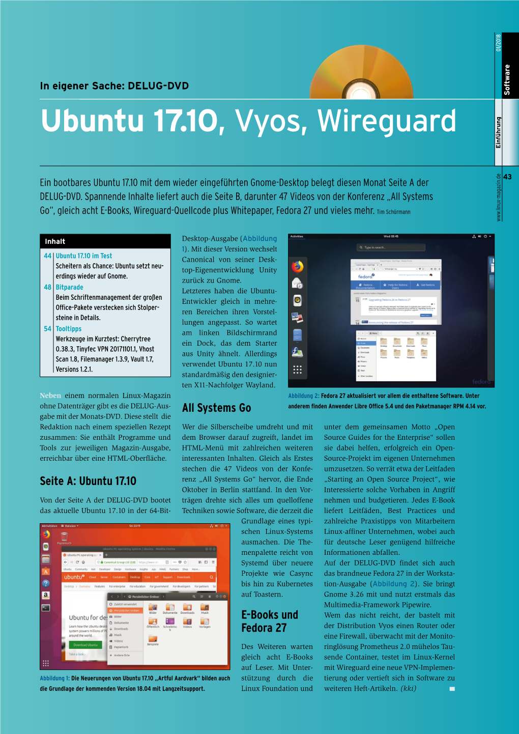 Ubuntu 17.10, Vyos, Wireguard Einführung