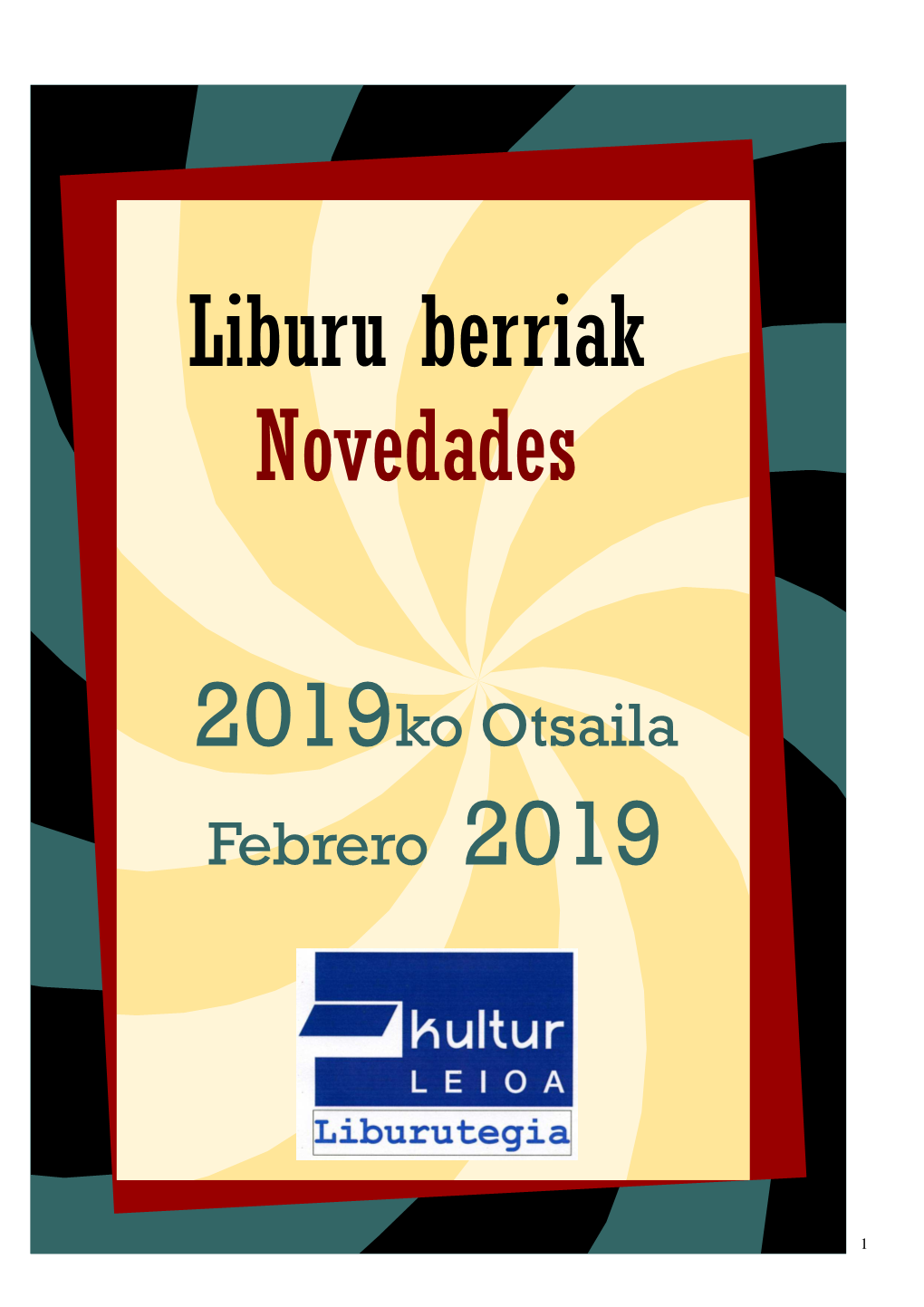 Liburu Berriak Novedades