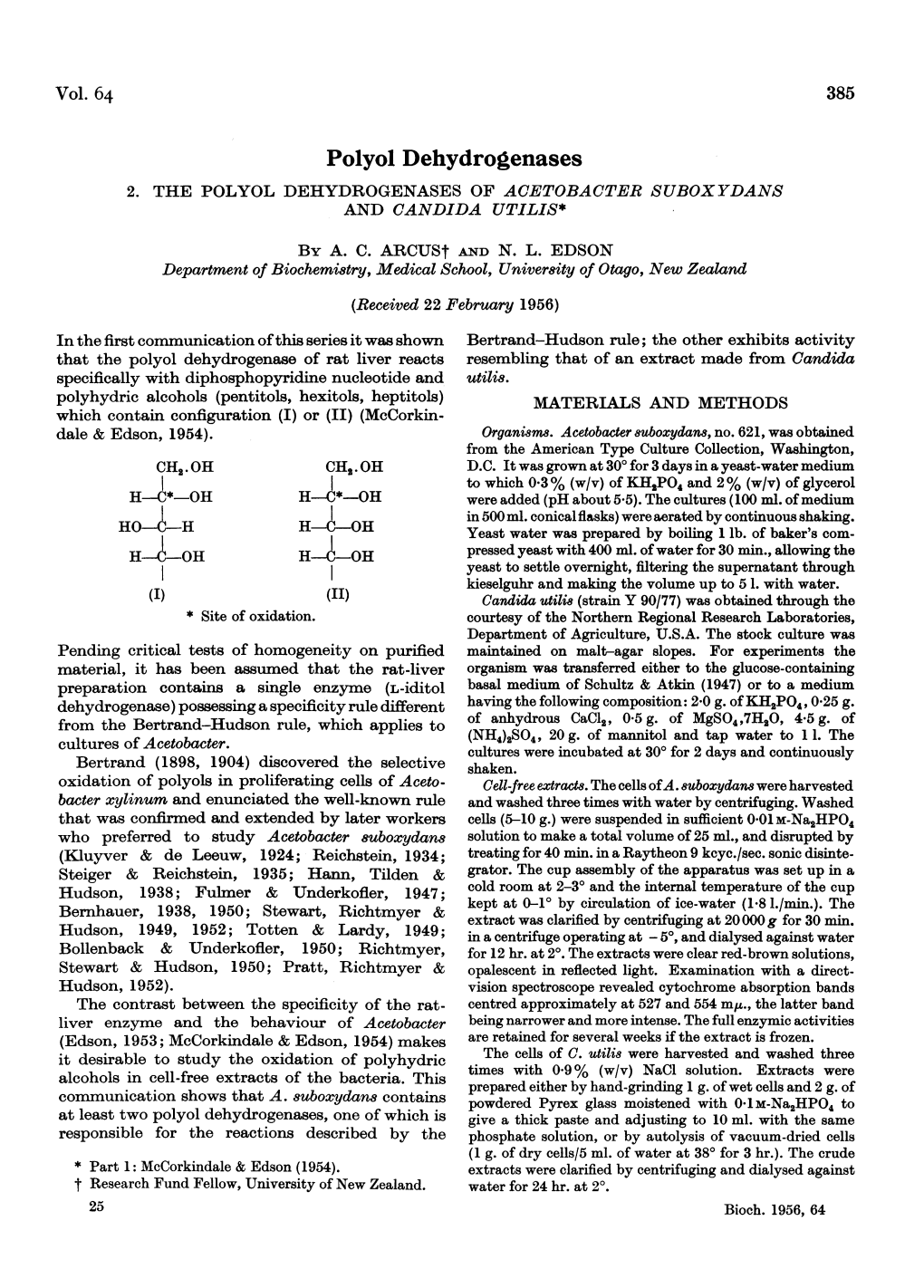 Polyol Dehydrogenases 2