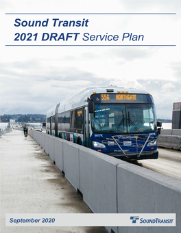 2021 Sound Transit DRAFT Service Plan