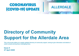 Directory of Community Support for the Allerdale Area