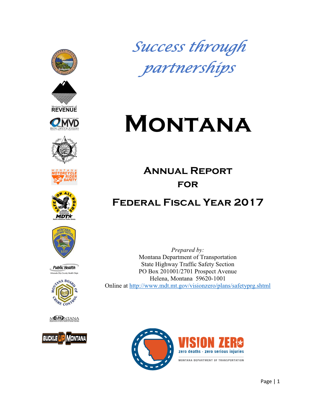 Montana FY2017 Annual Report