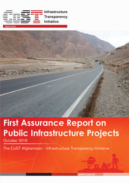 First Assurance Report on Public Infrastructure Projects