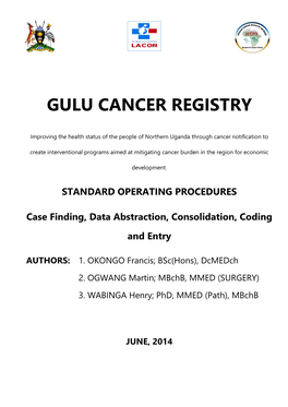 Gulu Cancer Registry