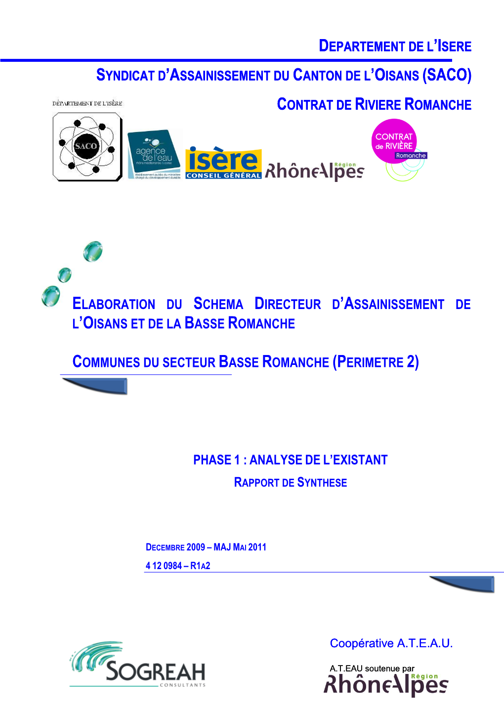 Elaboration Du Schema Directeur D'assainissement De