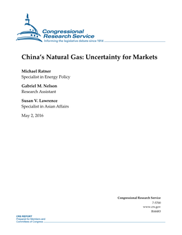 China's Natural Gas: Uncertainty for Markets