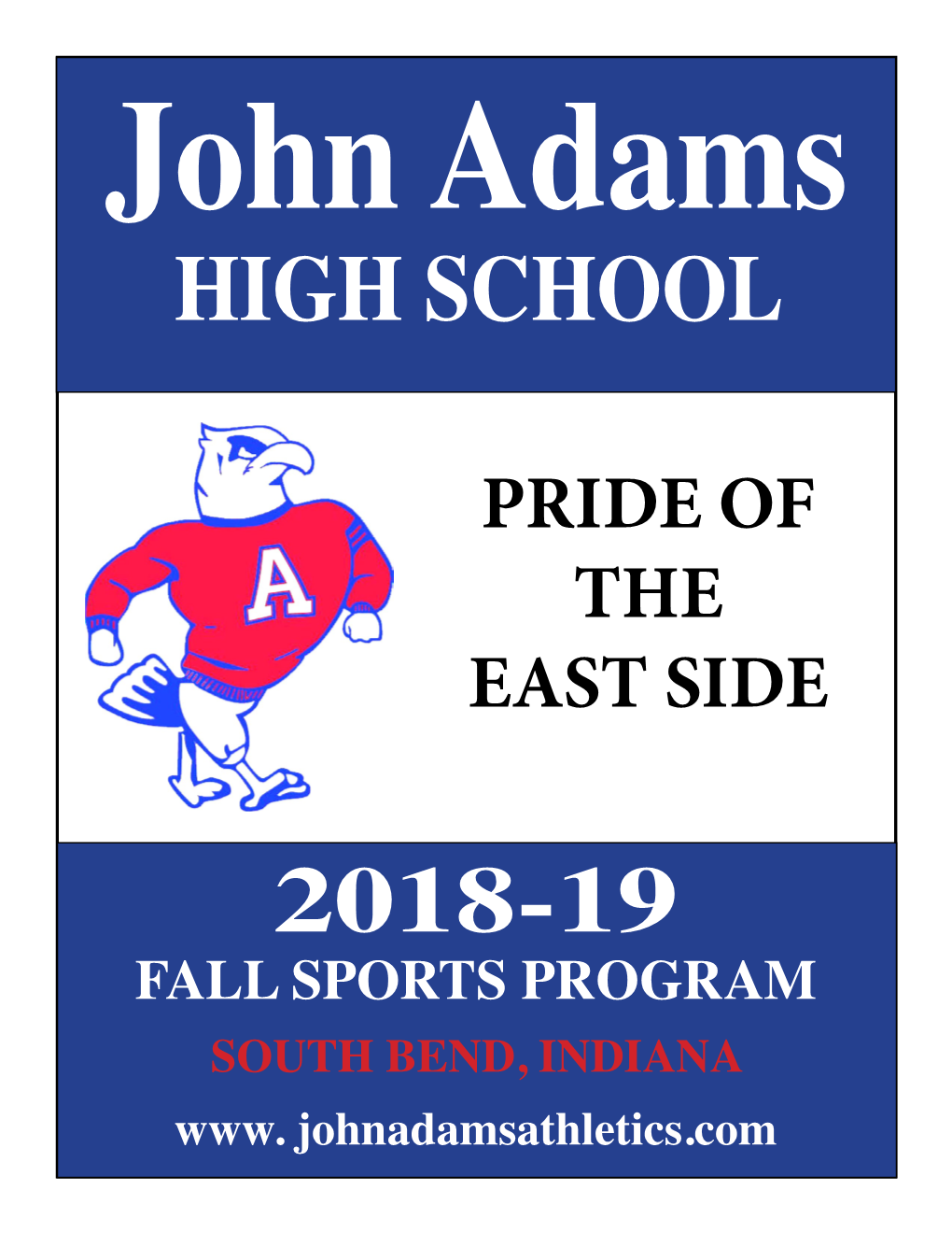 2018 Fall Sports Program