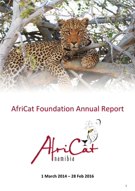 Africat Foundation Annual Report