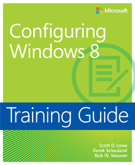 Configuring Windows 8 Configuring Windows 8
