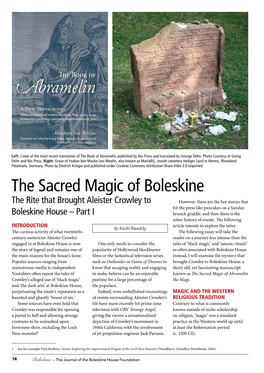 The Sacred Magic of Boleskine