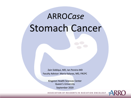Arrocase Gastric Cancer TOPGEAR Trial