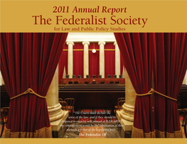 The Federalist Society for Law and Public Policy Studies
