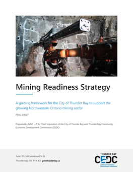 Mining Readiness Strategy