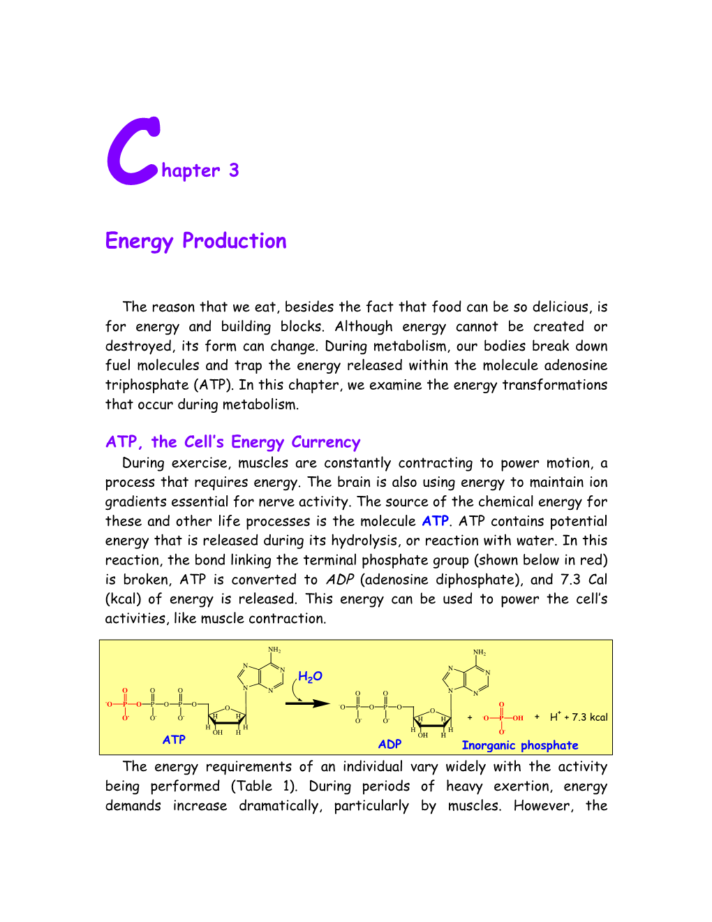 Energy Production