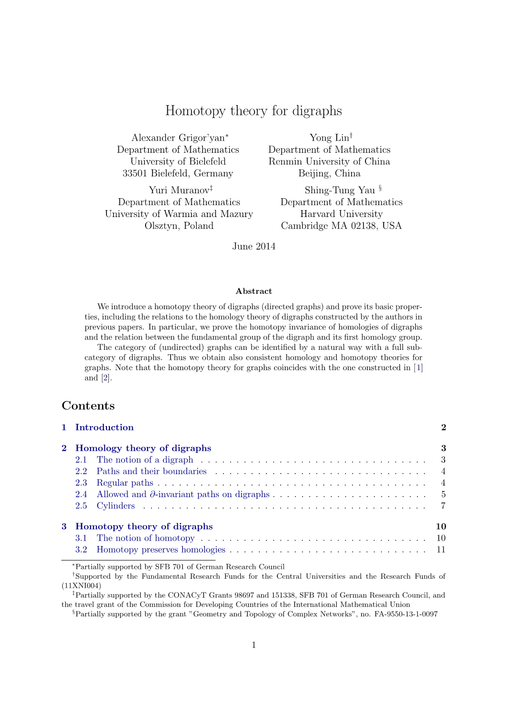 Homotopy Theory for Digraphs