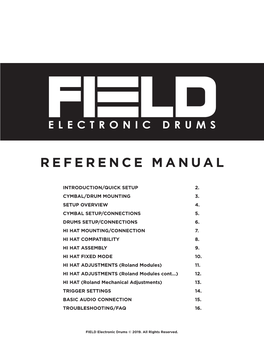 Field Reference Manual 2019