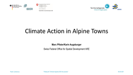 Climate Action in Alpine Towns