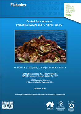 Central Zone Abalone Fishery
