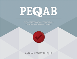Annual Report, 2012/2013