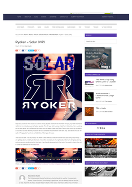 Ryoker – Solar (VIP) SEARCH