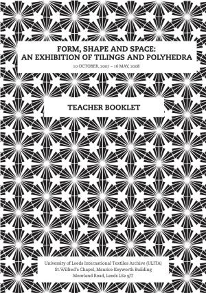 Islamic Tilings and Polyhedra Teachers Booklet