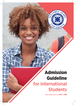 Admission Guideline for International Students