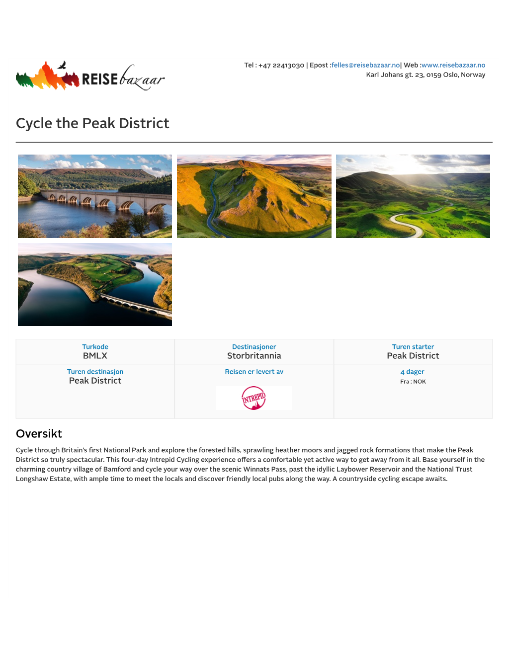 Cycle the Peak District