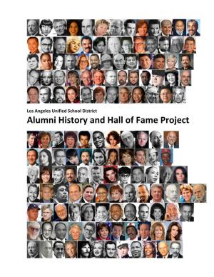 Alumni History and Hall of Fame Project
