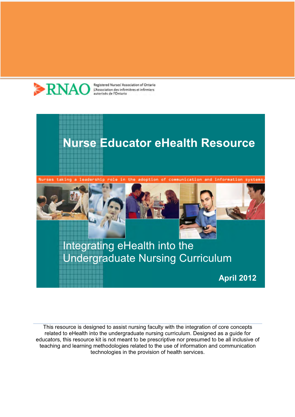 Nurse Educator Ehealth Resource