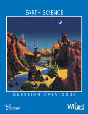 The Physical Setting/ EARTH SCIENCE Question Catalogue Contents