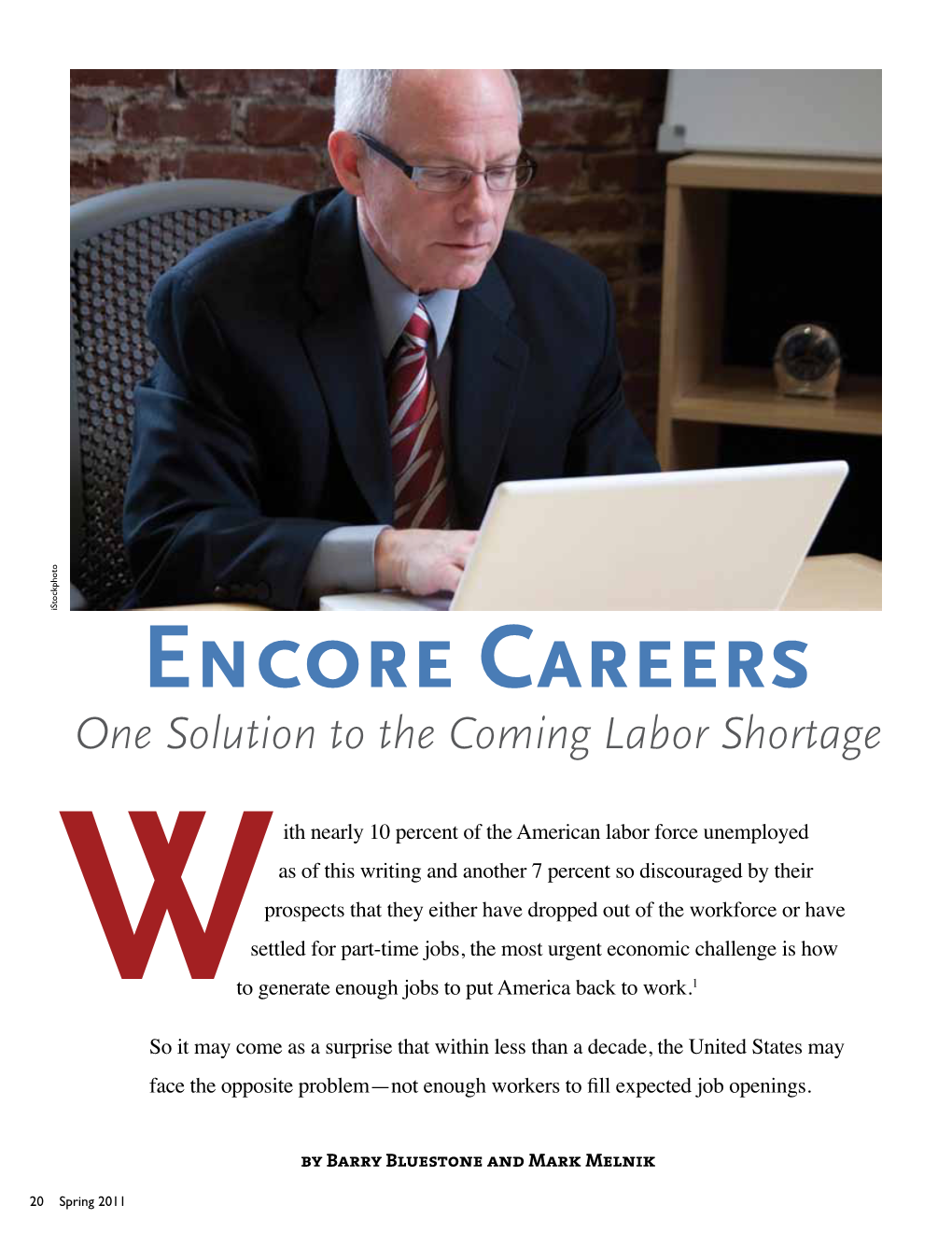 Encore Careers One Solution to the Coming Labor Shortage