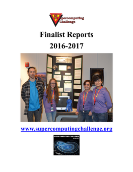 Finalist Reports 2016-2017
