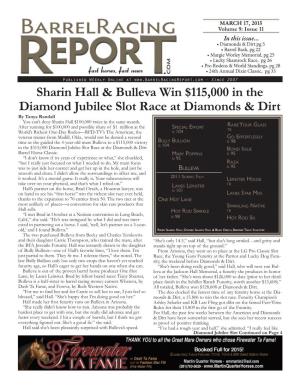 With Sharin Hall Bulleva Diamonds and Dirt Jubilee Slot Race 2011 So Rr E L Ma R E , 14.3 H a N D S , 1,000 L Bs