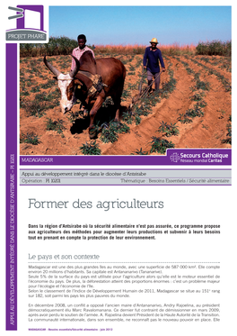 Former Des Agriculteurs Daga Sc Ar 10201