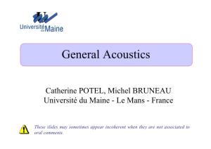 General Acoustics