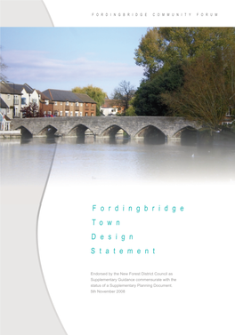 Fordingbridge Town Design Statement 1 1