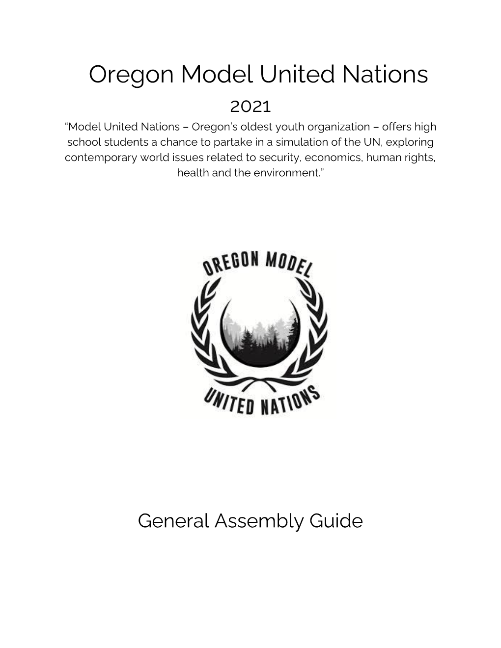 Oregon Model United Nations