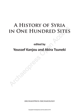 A History of Syria in One Hundred Sites