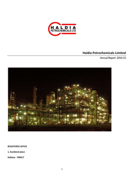 Haldia Petrochemicals Limited Annual Report -2014-15
