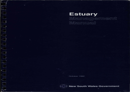 Estuary Management Manual Providing Technical and Providing Guidelines and Information I Financial Assistance I