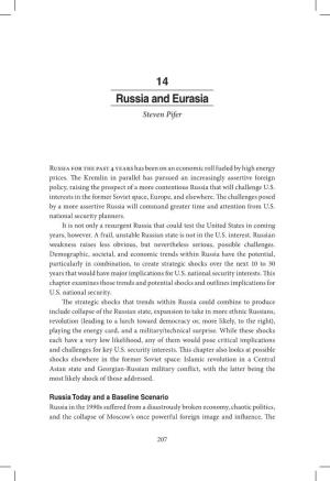 Russia and Eurasia Steven Pifer