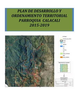 Plan De Desarrollo Y Ordenamiento Territorial Parroquia Calacali 2015