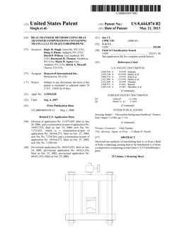 (12) United States Patent (10) Patent No.: US 8.444,874 B2 Singh Et Al