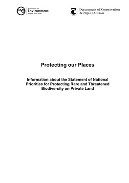 Protecting Our Places
